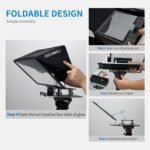 FeelWorld TP16 Folding Teleprompter with Remote Control for Tablets - Image 9