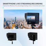 FeelWorld TP10 Portable Folding Teleprompter for Smartphone/Tablet/DSLR (10″) - Image 3