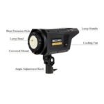 ⁦BEDIRO BD-T1001 / BD-400S Bi-Color LED Video Light (2700K-6500K) w/Dimming, Remote, & Universal Mount for Photography/Filming⁩ - الصورة ⁦3⁩