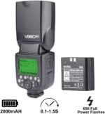 Godox V860II Kit Flash Speedlite for Canon DSLR with Wireless X System, LCD Display – Black - Image 5
