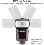 Godox V860II Kit Flash Speedlite for Canon DSLR with Wireless X System, LCD Display – Black - Image 2