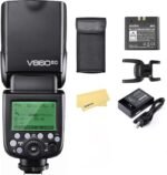 Godox V860II Kit Flash Speedlite for Canon DSLR with Wireless X System, LCD Display – Black - Image 8