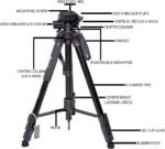 ⁦حامل ثلاثي القوائم احترافي للكاميرا من جيماري KP-2264 - أسود⁩ - الصورة ⁦2⁩