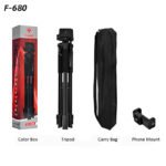 ⁦حامل ثلاثي احترافي للكاميرا F-680⁩ - الصورة ⁦2⁩