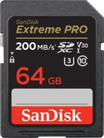 ⁦كارت ميموري SanDisk Extreme PRO سعة 64 جيجابايت UHS-I U3 SDXC بسرعة 200 ميجابايت/ثانية بدقة 4K UHD SDSDXXU⁩ - الصورة ⁦2⁩