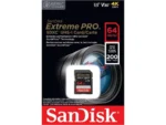 كارت ميموري SanDisk Extreme PRO سعة 64 جيجابايت UHS-I U3 SDXC بسرعة 200 ميجابايت/ثانية بدقة 4K UHD SDSDXXU