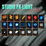 ⁦M-10 Portable Snoot Flashlight for Photography Rechargeable– 10W LED Spotlight with 4 Colors & 20 Pattern Effects | Adjustable Background Light 4340Lx / 0.3m for Video & Studio Shooting⁩ - الصورة ⁦2⁩