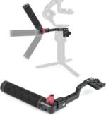 Gimbal Adjustable Handle Grip Extension Bracket for DJI Ronin S/SC/RSC2 with Cold Shoe Mount 1/4 3/8 Threaded Holes,Stabilizer Extension Handgrip for Video Light, Microphone, Monitor