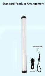 ⁦Sl- 50 CM LED Light for Photography Lighting LED Video Light Flash Light 2700-7500K RGB Handheld LED Fill Light USB Rechargable⁩ - الصورة ⁦5⁩