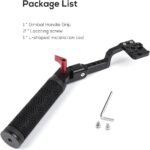 ⁦Gimbal Adjustable Handle Grip Extension Bracket for DJI Ronin S/SC/RSC2 with Cold Shoe Mount 1/4 3/8 Threaded Holes,Stabilizer Extension Handgrip for Video Light, Microphone, Monitor⁩ - الصورة ⁦9⁩