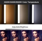 LED SL-LP480  RGB Light Tube LED Video Light Wand 2500K/5500K/8500K Dimmable 7 Colorful Light Effects Built-in Battery for Vlog Live Streaming Product Portrait Pgraphy - Image 5