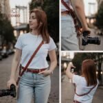 ⁦حزام جلد كاميرا فردي⁩ - الصورة ⁦4⁩