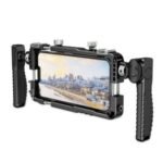 Universal Phone Video Rig with Dual Handles – Smartphone Cage Stabilizer for Video Recording