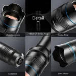 ⁦عدسة تقريب APEXEL HD 36X طويلة المدى للهواتف المحمولة لمراقبة الطيور والتخييم⁩ - الصورة ⁦2⁩