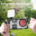 ⁦BAFANG BFT-05A Universal Phone Video Rig with Dual Handles – Smartphone Cage Stabilizer for Video Recording⁩ - الصورة ⁦4⁩