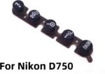 Rear Back Function Button Rubber Cover Key Unit Repair Part For Nikon D750 Accessory Part