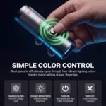 ⁦Genpro DT25 25W LED light with Professional Lighting Shapes (Gobos)⁩ - الصورة ⁦4⁩