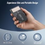 ⁦مصباح هاتف مغناطيسي، إضاءة سيلفي مزدوجة الجانب بـ 160 مصباح LED متوافقة مع تقنية MagSafe لهواتف iPhone، مع 3 أوضاع لضبط الإضاءة؛ مناسبة لهواتف iPhone وأجهزة iPad والكاميرات والتصوير الفوتوغرافي وتطبيقات TikTok ومدونات الفيديو (Vlog) ومكالمات Zoom.⁩ - الصورة ⁦2⁩