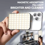 ⁦W80 LED Magnetic Mobile Phone Fill Light RGB Indoor Photography Location Panel Lights⁩ - الصورة ⁦5⁩