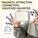⁦W80 LED Magnetic Mobile Phone Fill Light RGB Indoor Photography Location Panel Lights⁩ - الصورة ⁦3⁩