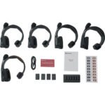 ⁦Hollyland Solidcom SE 5S 5-Person Full-Duplex Single-Ear Noise-Canceling Headset Intercom System (2.4 GHz)⁩ - الصورة ⁦2⁩